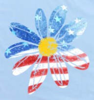 American Flag Daisy