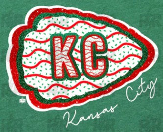 Arrowhead Glitter Christmas Cake - Red Outer